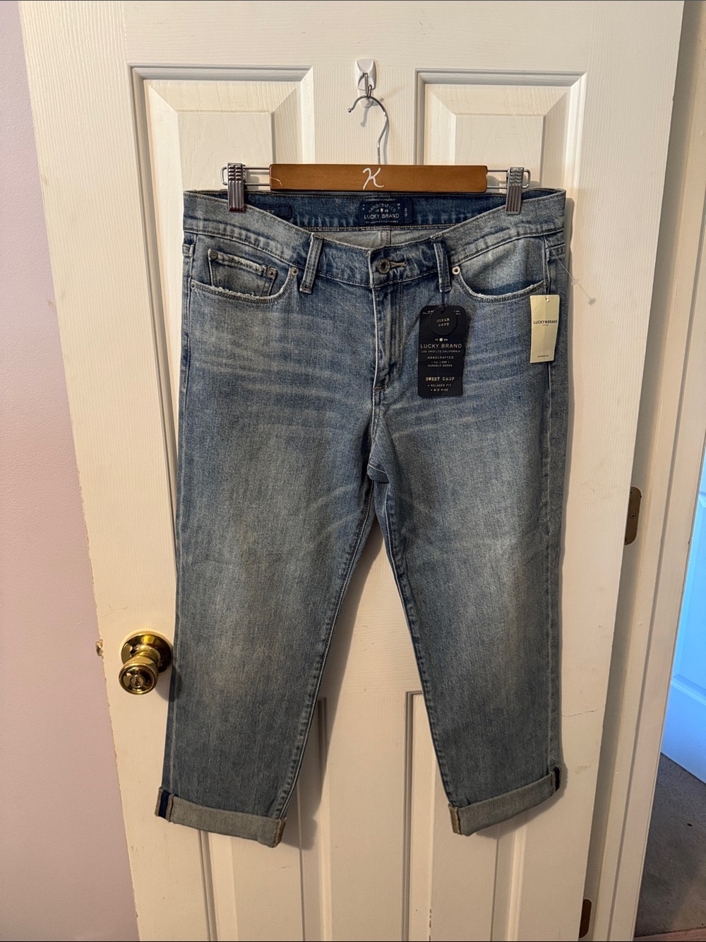 Lucky Brand Sweet Crop Relaxed Jeans